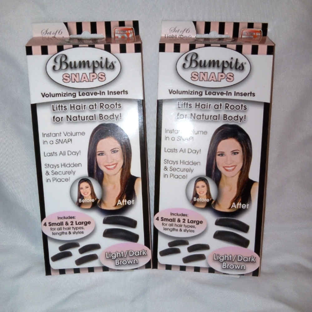 Hair Bumpits snaps set of 2